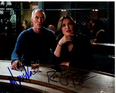 MARISKA HARGITAY And ROBERT JOHN BURKE Signed 8x10 LAW & ORDER: SVU Photo • $604.80