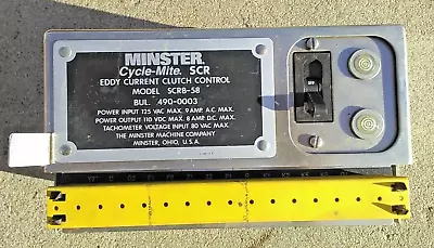 Minster SCRB-58 Eddy Current Clutch Control 110VDC 8A DC W/Internal Boards USED • $1600