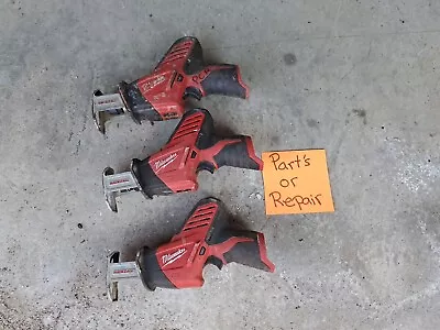 (3) Milwaukee 2420-20 M12 12-Volt HACKZALL Cordless Reciprocating Saw • $9.99