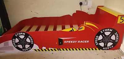 'Speedy Racer' Racing Car Bed Frame Toddler  • £30