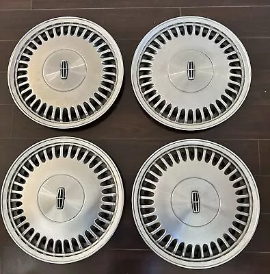 Lincoln 16  Hubcap Wheel Covers Vintage Retro Set Of 4 Hard To Find Pre Owned • $149.95