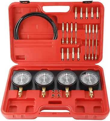 Motorcycle Carburetor Synchronizer And Adjustment Set Fuel Vacuum Gauge Tool Kit • $61.46