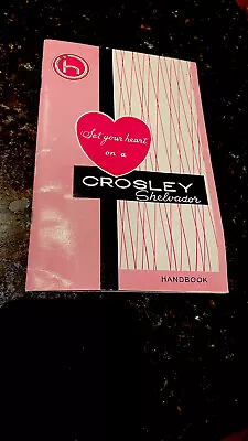 Crosley Shelvador Handbook-O G' Print-Australia-1950's-Original-No Markings. • $7