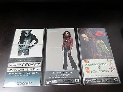 Lenny Kravitz Japan Triple 3 Inch Mini CD Single Lot I Build Always Run Rock And • $59.99