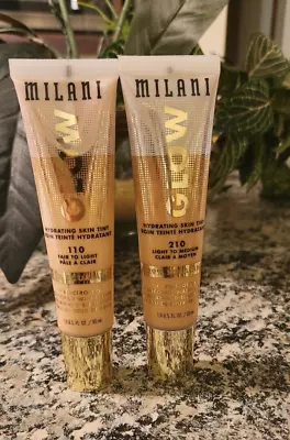 Milani Glow Hydrating Skin Tint (29% Squalane | 30mL/1Oz) - You Choose. • $10.50