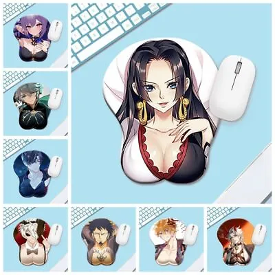 3D Stereo Anime 3D Mouse Pad Bobo Series Wrist Support Mouse Mat  Office • £11.20