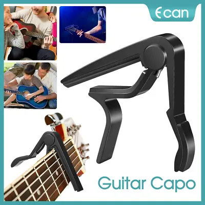 $4.45 • Buy Aluminum Guitar Capo Spring Trigger Electric Acoustic Ukulele Quick Change Clamp