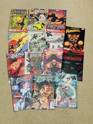 $34.99 • Buy Marvel Comics & DC Mix Lot X14 Justice League, Punisher,captain Marvel Good