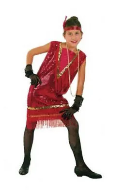 Girls 20's Flapper Charleston Dress Fancy Dress Costume • £13.81