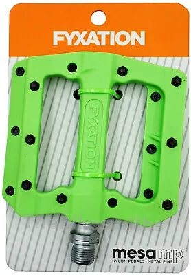 FYXATION Mesa MP MTB Bike Platform Sealed Pedals Face W/Pins Fits Race Chester • $33.50