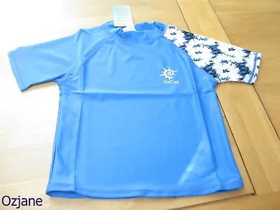 £6.95 • Buy Boys Ozcoz Uv Upv 50+ Sun Protection Suit Blue 6 Years Swimming Top