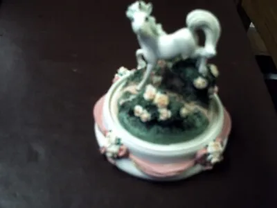 A Franklin Mint Unicorn Of Enchantment G2972 New With Certificate • £9