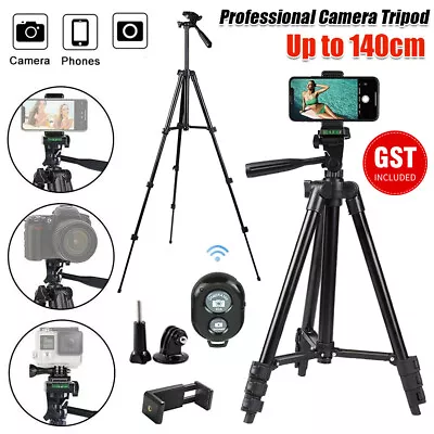$18.67 • Buy Professional Camera Tripod Stand Mount Phone Holder For IPhone DSLR Lightweight
