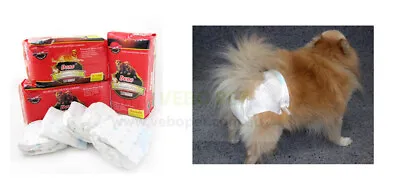 DONO Disposable Female Dog Cat Nappies / Sanitary Pants / Diapers (5 Sizes) • $39.99