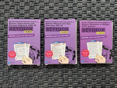 £9.99 • Buy GCSE History Revision Cards - Pearson EDEXCEL (9-1) Anglo Saxon Weimar Medicine