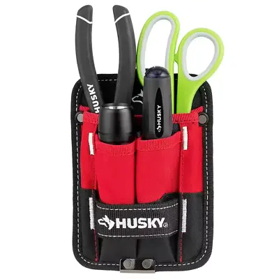 Milwaukee 5 In. 3-Pocket Clip On Tool Belt Pouch • $19.39