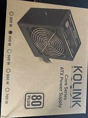 Kolink Kl Series 400w 80 Plus Bronze Atx Pc Power Supply Psu Kl-400 • £37.99