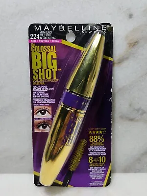 Maybelline The Colossal Big Shot Volum' Express Mascara #224 VERY BLACK .33oz • $7.55