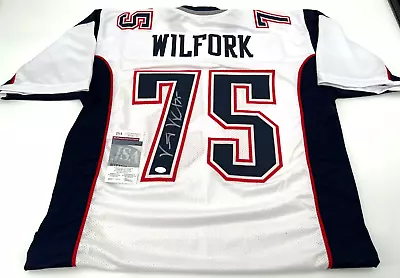 Vince Wilfork New England Patriots Signed Custom Stitched Jersey Jsa Witness Coa • $179.99