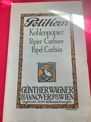 Vintage Rare   PELIKAN  CARBON PAPER SHEETS Full PACKET With Seals C7 • $39.90