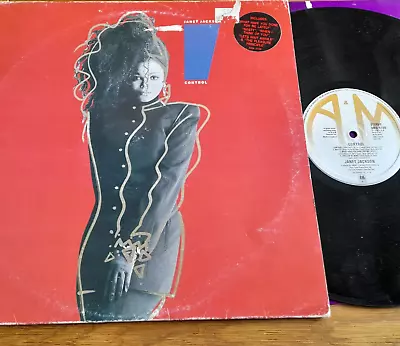 Janet Jackson  *   Control   *  UK  A/ M  LP  With Inner Sleeve  *  Ex / Vg • £4.99
