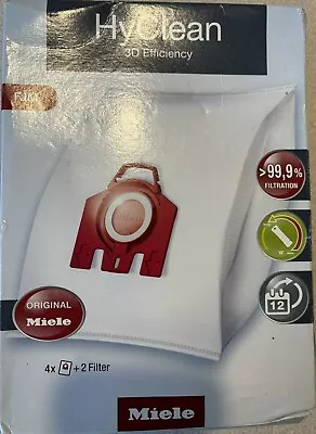 BOX GENUINE MIELE VACUUM CLEANER BAGS FJM S500 S700 S4000 S6000- New Style Bags • £16.51