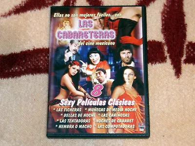 Las Cabareteras DVD 8 Mexican Movies Vintage Bellas De Noche Ficheras Tentadoras • $18