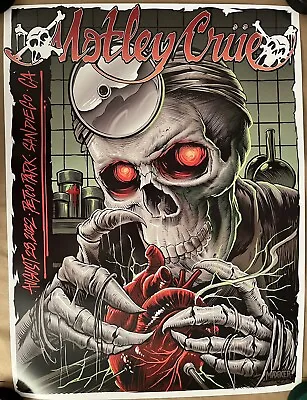 Motley Crue Poster San Diego Petco Park Maxx242 Stadium Tour 8/22/2022 Tommy Lee • $69.99