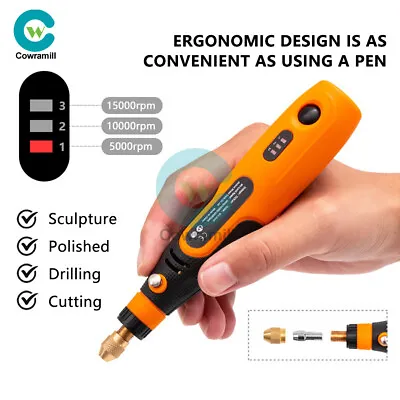 Mini Electric Hand Drill Punch Tool 3.6V Cordless Electric Drill Kit Screwdriver • $17.99