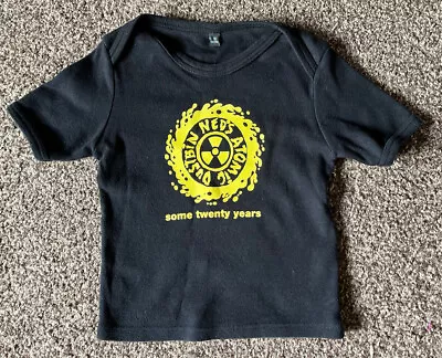 Neds Atomic Dustbin  Baby T Shirt 18 Months Black  Rare • £20