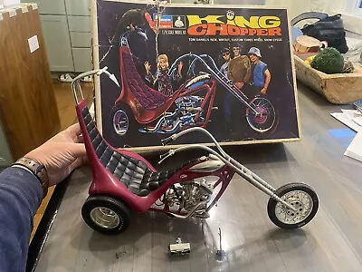 RARE!! Monogram King Chopper Three Wheel Show Cycle Model Kit - W/ Original Box • $449