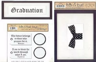 GRADUATION 7 Die Cut Embellishments - My Mind's Eye This & That Sets • $2.99