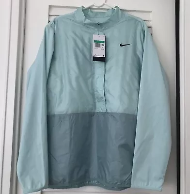 Size XL Mens Nike Therma-FIT ADV Repel 1/2 Zip Golf Jacket Jade Green DX6077-346 • $149.95