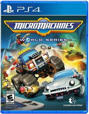 $89 • Buy Micro Machines World Series Sony PS4 Family Kids Fun Racing Game Playstation 4