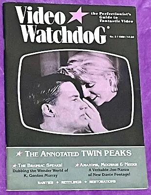 Video Watchdog Magazine #2 (1990)  Twin Peaks / K. Gordon Murray / Joe Dante • $45