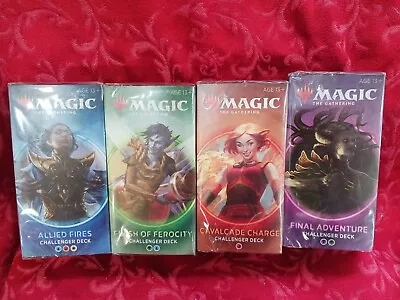 Magic The Gathering Challenger Decks 2020 Set 4 Sealed Commander Set Complete • $143.32