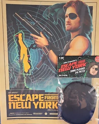 $17.99 • Buy Snake Plissken Escape From New York Loot Crate Eye Patch Prop And Print NIP