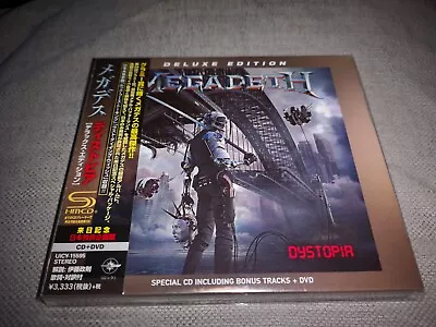 MEGADETH - Dystopia - UICY-15595 Japan Deluxe Edition CD+DVD • £299.87