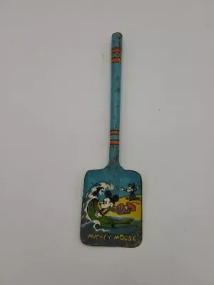 1930s Disney Mickey & Minnie Mouse At Beach Metal Toy Sand Shovel By Ohio Art • $145