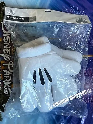 Disney Parks Mickey Mouse Costume Character Adult Mitts Gloves Big Hands Mitten • $34.95