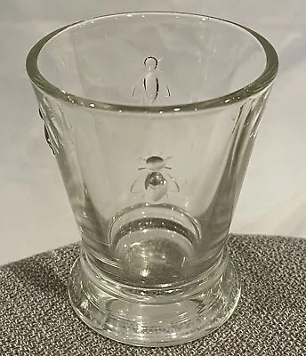 LA ROCHERE Napoleon Bee Lowball Drinking Glass Set Embossed France 4 Piece Set • $48