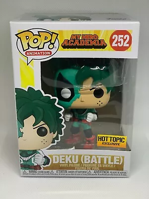 Funko Pop! My Hero Academia Deku Battle #252 Hot Topic Exclusive W/Pop Protector • $20.98