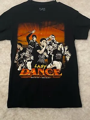 KPop BTS T-shirt Mens Small Black Short Sleeve Big Bang Last Dance Concert • $9.59