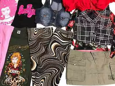 10pc Y2K Womens Clothing Mix Reselling Funky Bundle Lot Bulk Wholesale • $155