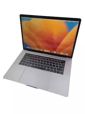 Apple MacBook Pro 15  2018 I7-8750H 2.2GHz 16GB RAM 256GB SSD Ventura Touchbar • $360