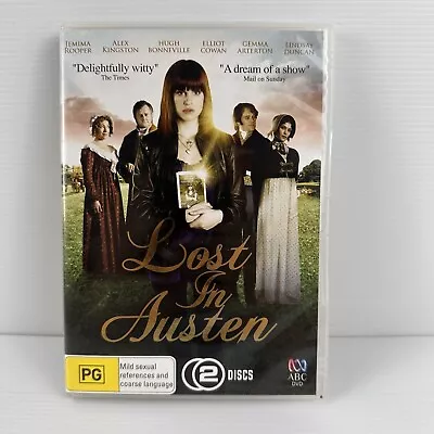 Lost In Austen DVD TV Miniseries PAL R4 British ABC Channel 2 Discs PG • £5.91