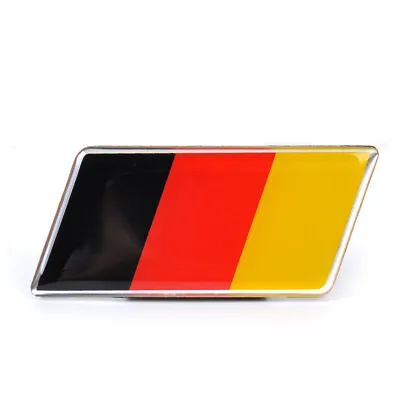$6.92 • Buy Fit For BMW Audi VW Front Grille Bumper German Flag Emblem Badge Sticker Decor