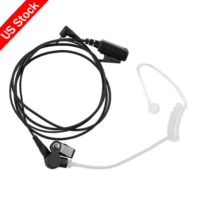 Acoustic Tube Headset Police PTT Mic Earpiece For Motorola Talkabout Radio 1 Pin • $10.59