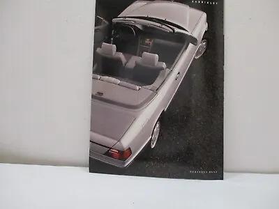 1993-1995 Mercedes 300CE Convertible Brochure E320 Conv US Catalog E 320 300 CE • $3.25