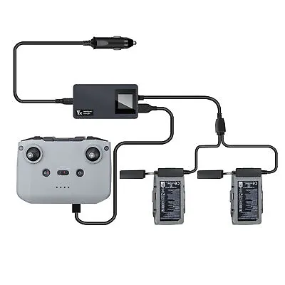 $55.54 • Buy For DJI Mavic AIR 2 / AIR 2S Digital Display Car Charger Drone Accessories